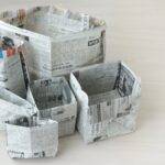 新聞紙で作る簡単ゴミ箱の作り方8選。生ゴミ消臭、浅型深型縦長も！