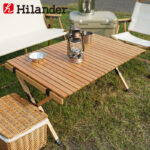 Hilander（ハイランダー）　ウッドロールトップテーブル