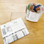超簡単な2WAY式の深型新聞紙ゴミ箱の折り方・作り方
